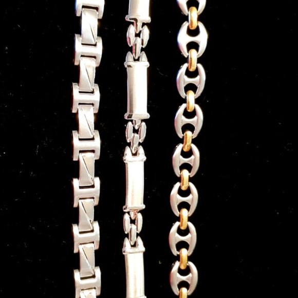 Stainless steel bracelet-Bracelet- Steinless-Bracelet/Modern Design - Picture 4 of 6